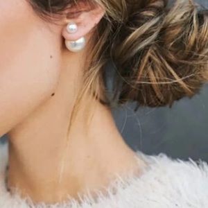 🆕 Double Pearl Fashion Stud Fashion Earrings